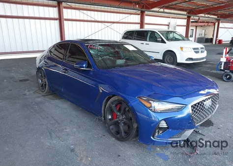 2019 Genesis G70 3.3T Advanced из США, поврежденный, VIN KMTG34LE5KU025171